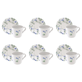 Kit Xícara e Pires de Chá Ana Alice Tramontina Kit Xícara e Pires de Chá Ana Alice Tramontina