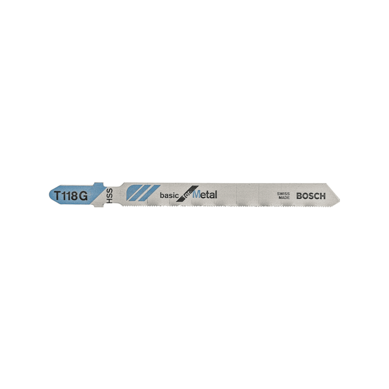Lâmina Serra Tico Tico T118G Basic para Metal 5 peças Bosch
