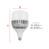 Lâmpada de LED Bulbo 100W 6500K E27 Avant