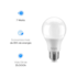 Lâmpada de LED Bulbo 7W 6500K A55 Elgin
