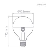 Lâmpada de LED Defletora G125 7w Stella