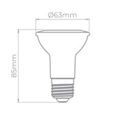 Lâmpada de LED PAR20 Econômica 5,5w 25 STH9020/65 Stella