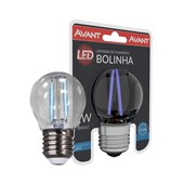 Lâmpada LED Bolinha 2W Azul Avant