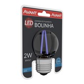 Lâmpada LED Bolinha 2W Azul Avant