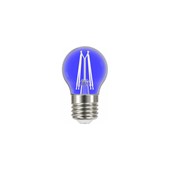 Lâmpada LED Bolinha de Filamento G45 Azul Taschibra 