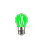 Lâmpada LED Bolinha de Filamento G45 Verde Taschibra
