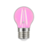 Lâmpada LED Bolinha Filamento Color G45 Rosa Taschibra
