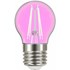 Lâmpada LED Bolinha Filamento Color G45 Rosa Taschibra