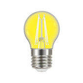 Lâmpada LED Bolinha G45 Filamento Amarelo Taschibra