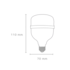 Lâmpada LED Bulbo 20W 6500K Elgin