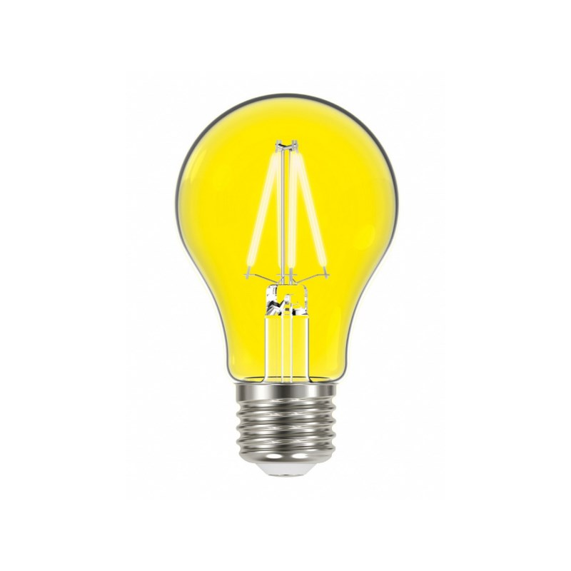 Lâmpada LED Filamento A60 Amarela Taschibra 