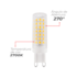 Lâmpada LED Luxpin 8W 2700K Deluxe Avant