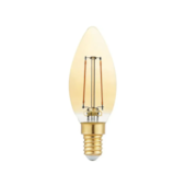 Lâmpada Led Vela Filamento Vintage E14 2,5W Brilia