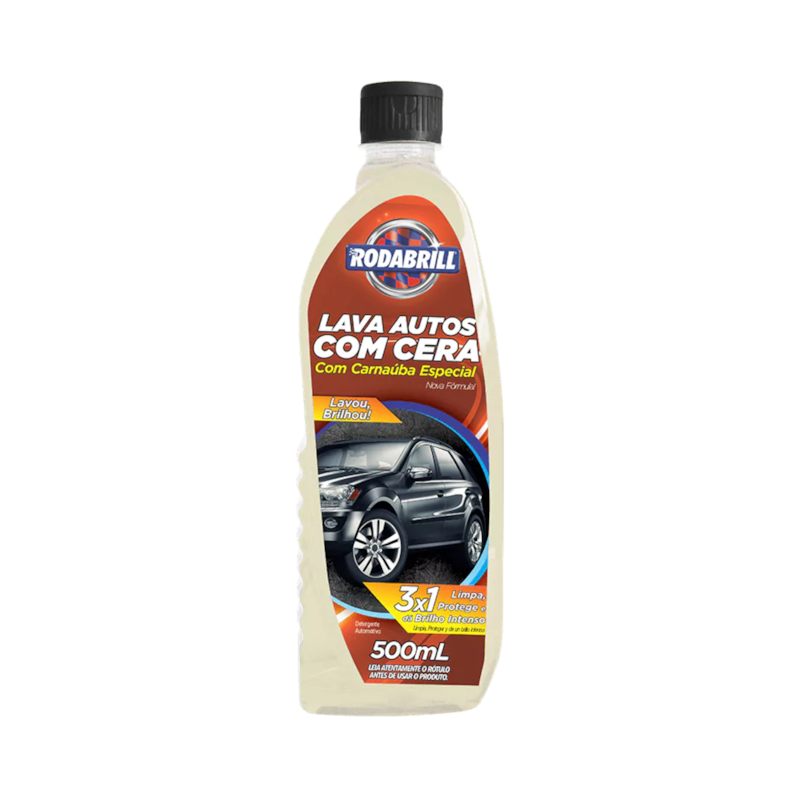 Lava Autos com Cera 500ml Rodabrill