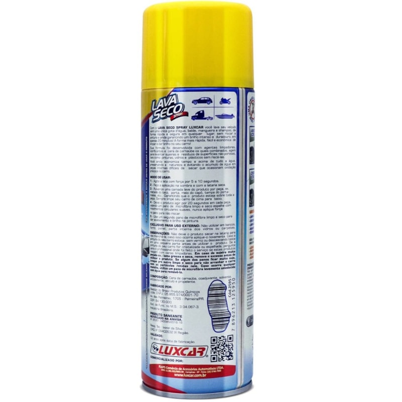 Lava Carro a Seco Spray 500ml Luxcar