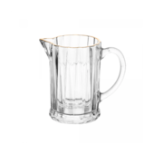 Leiteira de Cristal com Fio de Ouro Radial 290ml Lyor