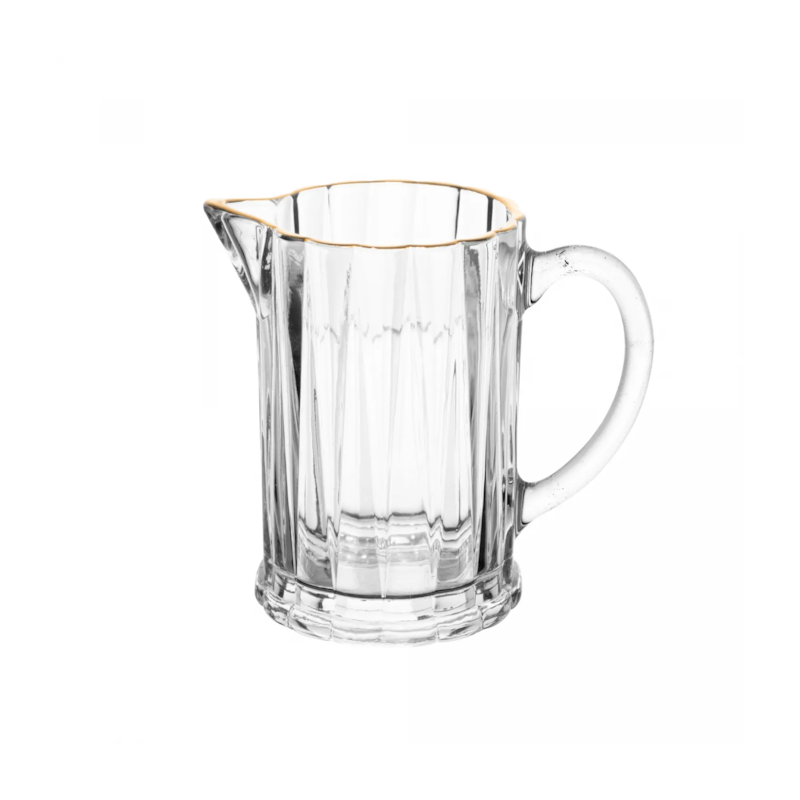 Leiteira de Cristal com Fio de Ouro Radial 290ml Lyor