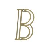 Letra B Residencial Oxidado Silvana Letra B Residencial Oxidado Silvana