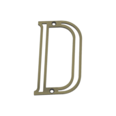 Letra D Residencial Oxidado Silvana Letra D Residencial Oxidado Silvana