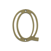 Letra Q Residencial Oxidado Silvana Letra Q Residencial Oxidado Silvana