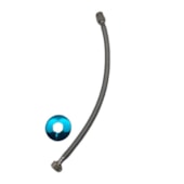 Ligação Flexível Universal Aço Inox 40Cm Casa Ok Ligação Flexível Universal Aço Inox 40Cm Casa Ok