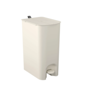 Lixeira Borboleta com Pedal 20L Bege Coza