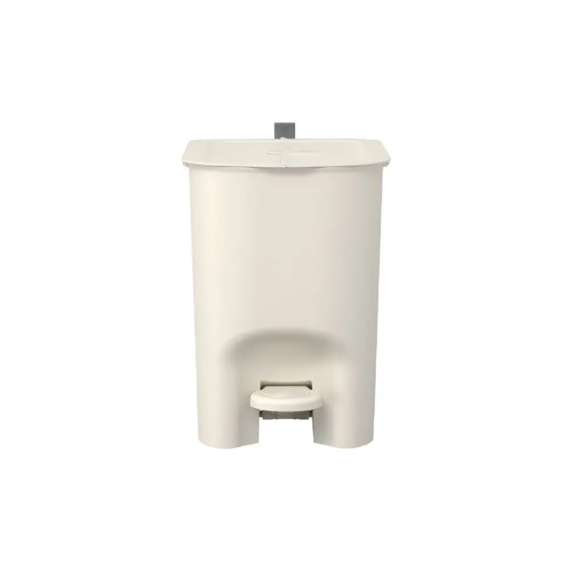 Lixeira Borboleta com Pedal 6L Bege Coza