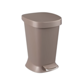 Lixeira com Pedal Square 5L Warm Gray Brinox Lixeira com Pedal Square 5L Warm Gray Brinox