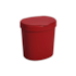 Lixeira com Tampa 2,5L Basic Vermelho Coza