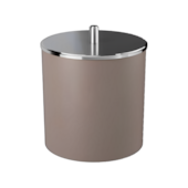 Lixeira com Tampa de Inox 5,4L Cinza Coza