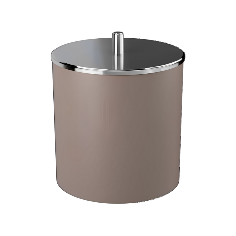 Lixeira com Tampa de Inox 5,4L Cinza Coza