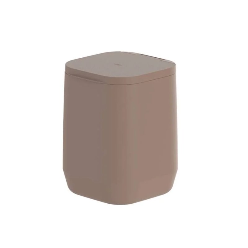 Lixeira de Piso/ Parede Aura 6L Marrom OU 