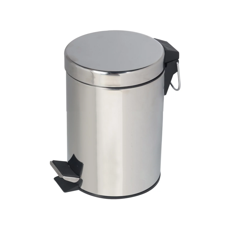 Lixeira Inox Com Pedal 5L Casa Ok