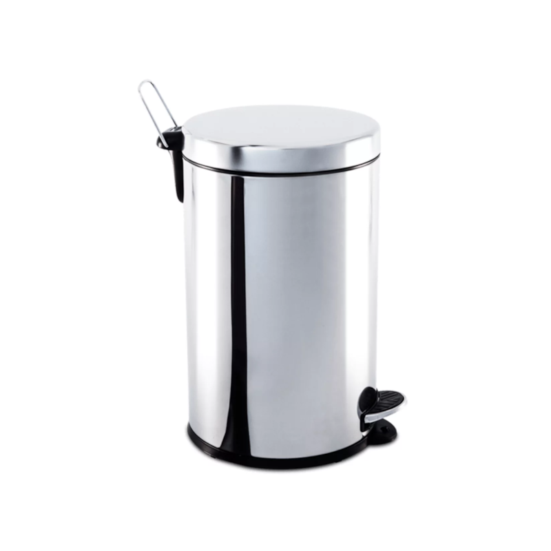 Lixeira Inox com Pedal e Balde 12L Brinox