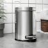 Lixeira Inox com Pedal e Balde 5L Brinox