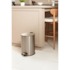 Lixeira Inox Spin com Pedal e Balde 5 Litros Brinox