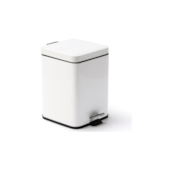 Lixeira Retangular 6L Branco Casa Ok