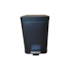 Lixeira Retangular 6L Preto Casa Ok