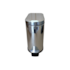Lixeira Retangular Slim 5L Cromada Casa Ok