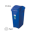 Lixeira Seletiva Azul 40 Litros Sanremo