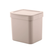 Lixeira Trium 4,7l Bege Ou  Lixeira Trium 4,7l Bege Ou