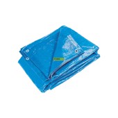 Lona Plástico Azul 150 Micra 2x2 Metros Carbografite
