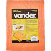 Lona Polietileno Laranja 4x4 Metros Vonder Lona Polietileno Laranja 4x4 Metros Vonder