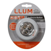 Luminária Button a Pilha 3 Led Branca Bronzearte