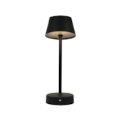 Luminária de Mesa Louvre Preta Taschibra