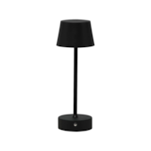 Luminária de Mesa Louvre Preta Taschibra