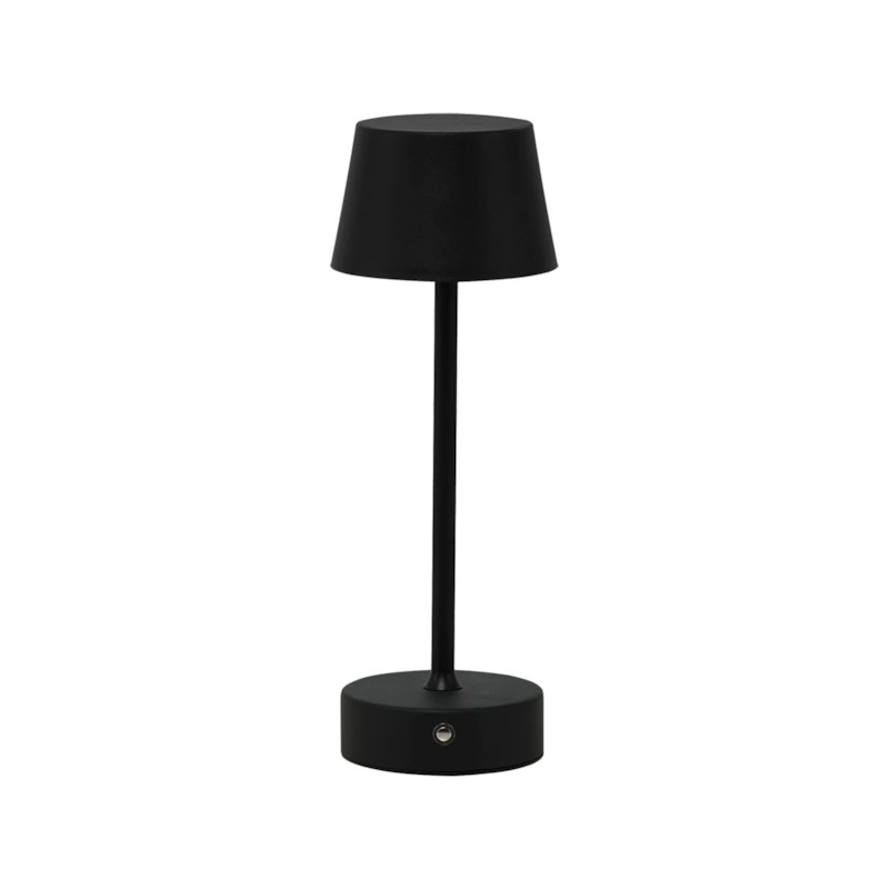 Luminária de Mesa Louvre Preta Taschibra