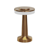 Luminária de Mesa Pharos Ouro Taschibra