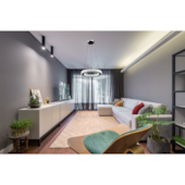 Lustre Cristal LTP-005 Redondo 3 em 1 30W Nitrolux
