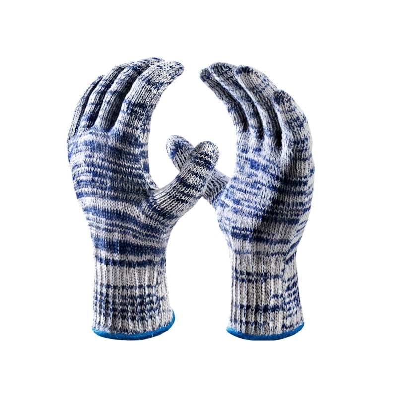 Luva Cottonflex Algodão DA10150 G Azul Danny